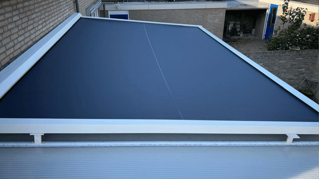 schaduwdoek systeem!